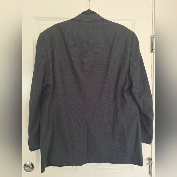 Champs Ralph lauren Men's Gray Striped Blazer Size 46R - Picture 2 of 8